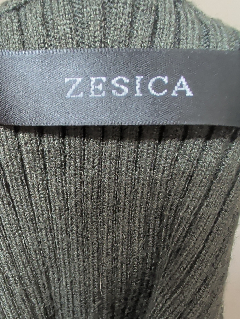 Zesica Ribbed Knit Tank - Army Green - Picture 7 of 9